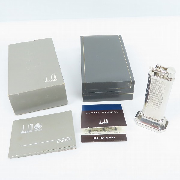 実際に弊社で買取させて頂いたdunhill/ダンヒル  卓上ガスライター イングランド製 シルバー の画像 5枚目
