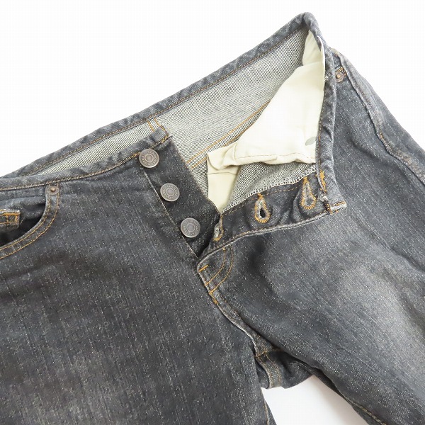 実際に弊社で買取させて頂いたHysterics/ヒステリックス バックペイント スリット デニムパンツ 2AP-3422 Sの画像 3枚目