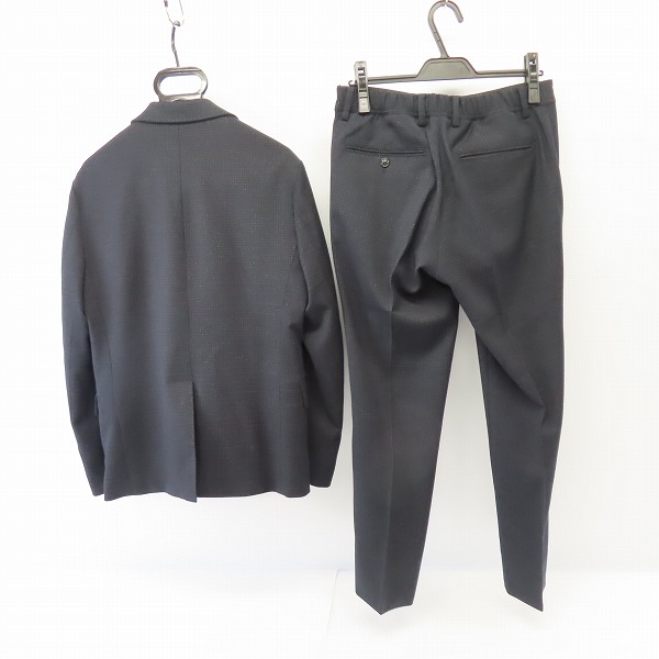 実際に弊社で買取させて頂いた417 by EDIFICE/エディフィス 2B テーラードジャケット/パンツ チェック柄 セットアップ/Mの画像 1枚目