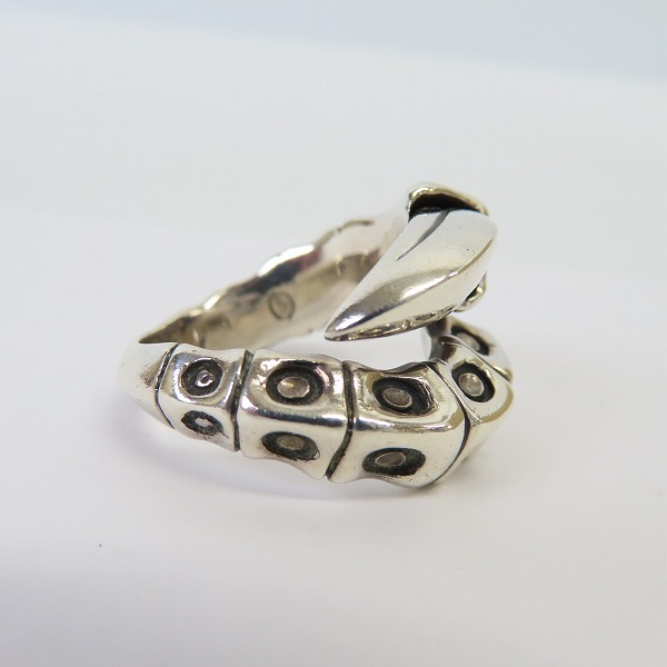 実際に弊社で買取させて頂いた【ギャラ付】Bloody Mary/ブラッディマリー スシュムナークロー リング/16.5-17号の画像 3枚目