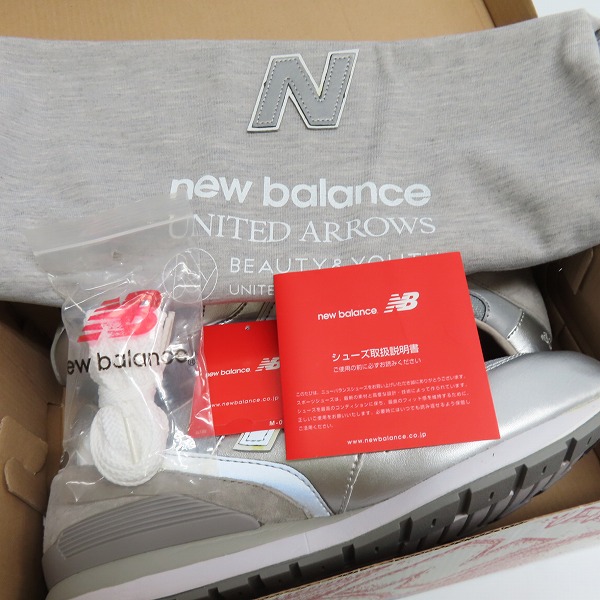 実際に弊社で買取させて頂いたNEW BALANCE/ニューバランス UNITED ARROWS別注 25周年記念 スニーカー MRL996UA/27.5の画像 7枚目