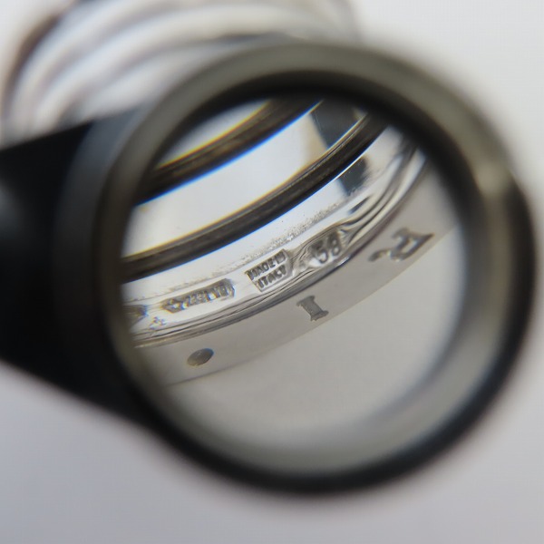 実際に弊社で買取させて頂いた【ギャラ付】BVLGARI/ブルガリ K18WG B-ZERO1/ビーゼロワン 3バンド リング/指輪 58/17号の画像 4枚目