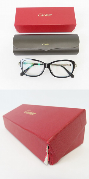 実際に弊社で買取させて頂いたCartier/カルティエ パンテール メガネフレームの画像 9枚目