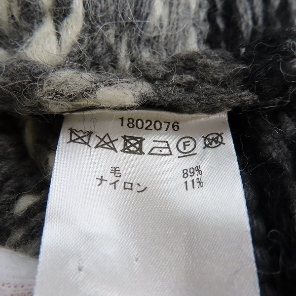 実際に弊社で買取させて頂いたBarbour/バブアー ノルディック柄 丸首 ニット セーター 1802076/Sの画像 3枚目