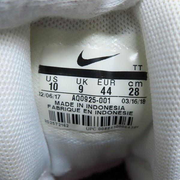 実際に弊社で買取させて頂いたNIKE/ナイキ AIR MAX 95 PRNT ATMOS WE LOVE/エアマックス 95 AQ0925-001/28の画像 5枚目