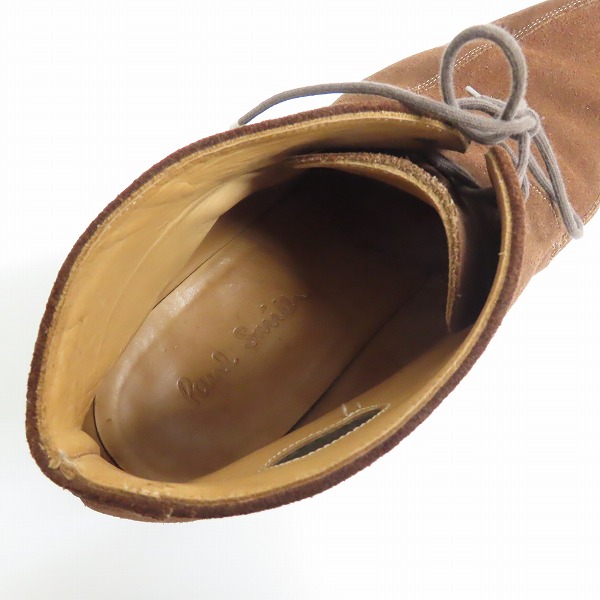 実際に弊社で買取させて頂いたPaul Smith/ポールスミス スウェード チャッカブーツの画像 4枚目