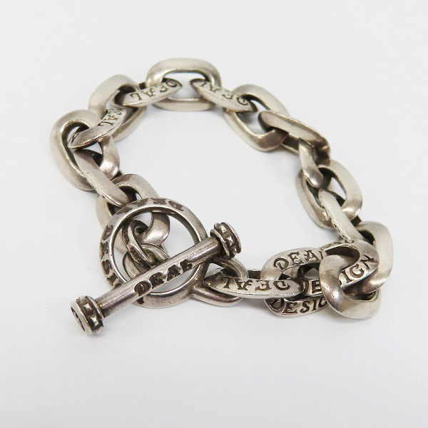 実際に弊社で買取させて頂いたDEAL DESIGN/ディールデザイン ロゴ チェーンブレスレット