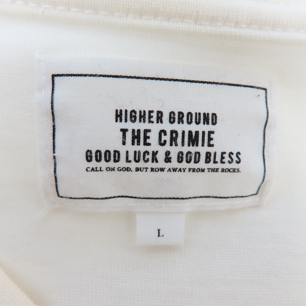 実際に弊社で買取させて頂いたTHE CRIMIE/クライミー Vネックマリアプリント半袖Tシャツ/Lの画像 2枚目