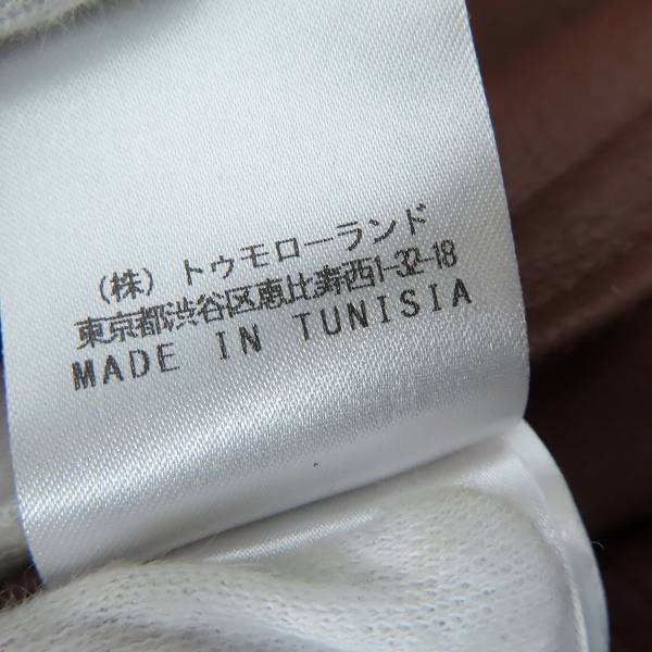 実際に弊社で買取させて頂いたDENIM×TOMORROWLAND/デニム×トゥモローランド ラムレザー トラッカージャケット 63088408353/46の画像 5枚目