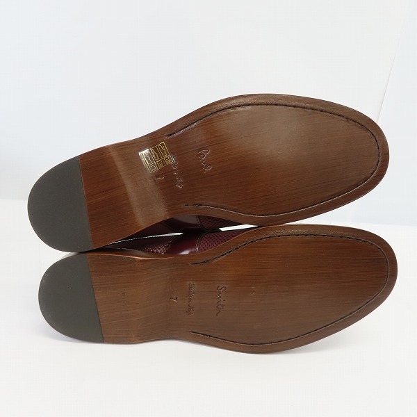 実際に弊社で買取させて頂いたPaul Smith/ポールスミス タッセルローファー レザーシューズ/7の画像 2枚目