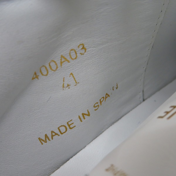 実際に弊社で買取させて頂いたCELINE/セリーヌ TRIOMPHE トリヨンフ スニーカー 400A03/41の画像 5枚目