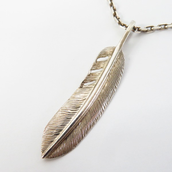 実際に弊社で買取させて頂いたFIRST ARROWS/ファーストアローズ SV フェザー ペンダント/ネックレスチェーンの画像 1枚目