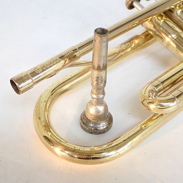 実際に弊社で買取させて頂いた【難有り】YAMAHA/ヤマハ YTR-233/YTR233 トランペット ゴールド ハードケース付きの画像 8枚目