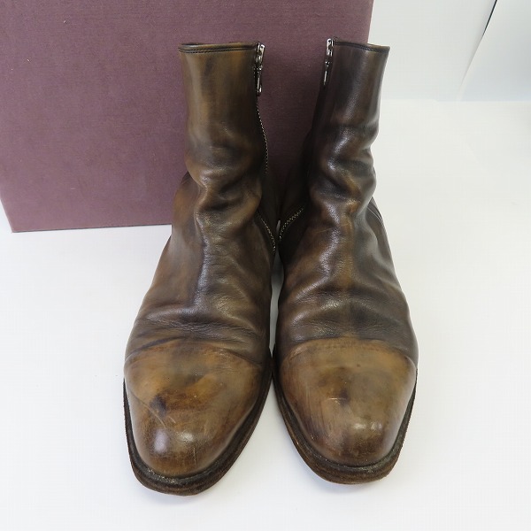実際に弊社で買取させて頂いたMIHARA YASUHIRO/ミハラヤスヒロ サイドジップブーツ/26