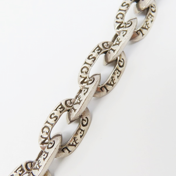 実際に弊社で買取させて頂いたDEAL DESIGN/ディールデザイン ロゴ チェーンブレスレットの画像 4枚目