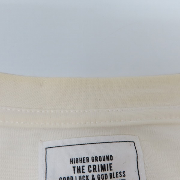 実際に弊社で買取させて頂いたTHE CRIMIE/クライミー Vネックマリアプリント半袖Tシャツ/Lの画像 4枚目