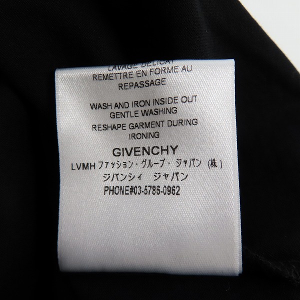 実際に弊社で買取させて頂いたGIVENCHY/ジバンシィ 20SS Japanese Caligraphy ロゴ 半袖Tシャツ BM70WP3002/Lの画像 4枚目