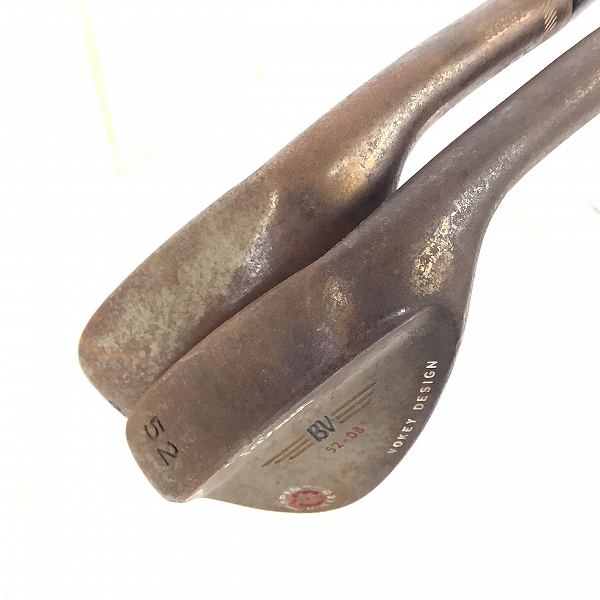 実際に弊社で買取させて頂いたTitleist/タイトリスト BV/ボーケイデザイン SPIN MILLED 52°/08,58°/12 ウェッジ 2本セット の画像 6枚目