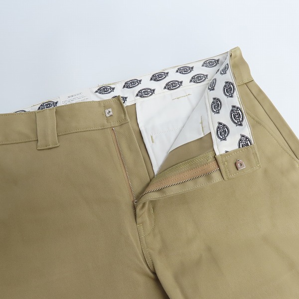 実際に弊社で買取させて頂いた【未使用】Dickies/ディッキーズ TC ストレッチ ナローパンツ 133M40WD03/36の画像 5枚目