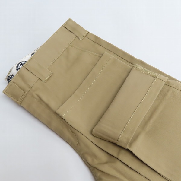 実際に弊社で買取させて頂いた【未使用】Dickies/ディッキーズ TC ストレッチ ナローパンツ 133M40WD03/36の画像 8枚目