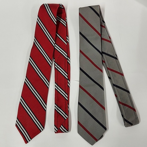 実際に弊社で買取させて頂いたBLACK FLEECE/Brooks Brothers/ARMANI 無地/斜めストライプ等 ネクタイ  おまとめ8点の画像 2枚目