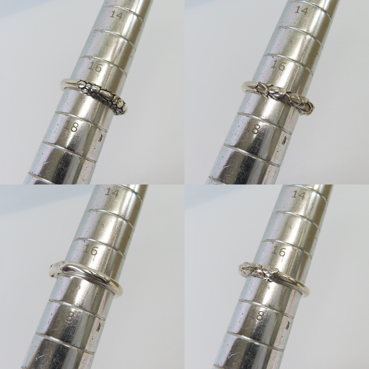 実際に弊社で買取させて頂いた【ギャラ付】Bloody Mary/ブラッディマリー mixture/ミクスチャー 4連リング/17号の画像 7枚目