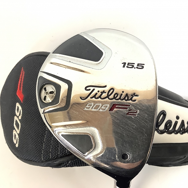 実際に弊社で買取させて頂いたTitleist/タイトリスト 909 F2 15.5° フェアウェイウッド TG 60 FLEX：S ヘッドカバー付き