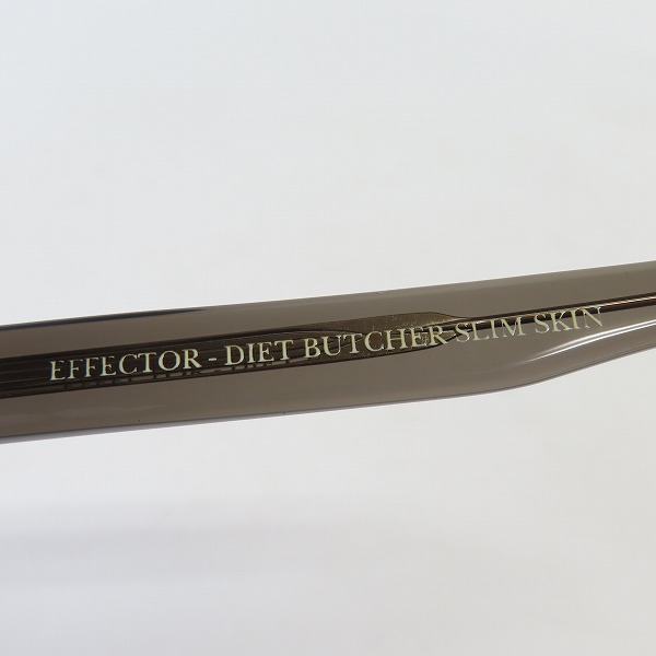 実際に弊社で買取させて頂いたEFFECTOR×DIET BUTCHER SLIM SKIN/エフェクター×ダイエットブッチャースリムスキン DIRT メガネフレームの画像 4枚目