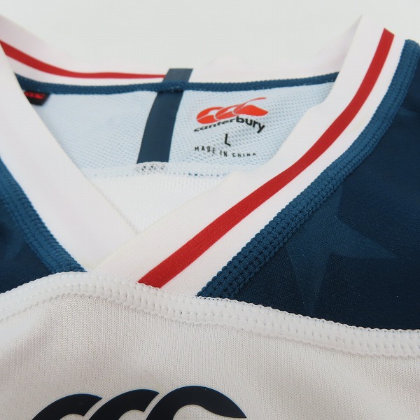 実際に弊社で買取させて頂いたcanterbury/カンタベリー ラグビー ワールドカップ2019 アメリカ代表 Alternate Pro Shirt ユニフォーム/Lの画像 3枚目