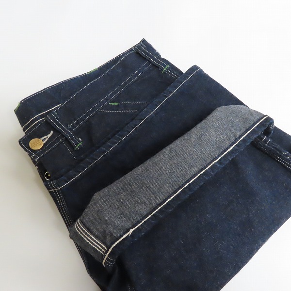 実際に弊社で買取させて頂いたSUGAR CANE/シュガーケーン　デニムハーフパンツ  ボタンフライ SC51841 の画像 7枚目