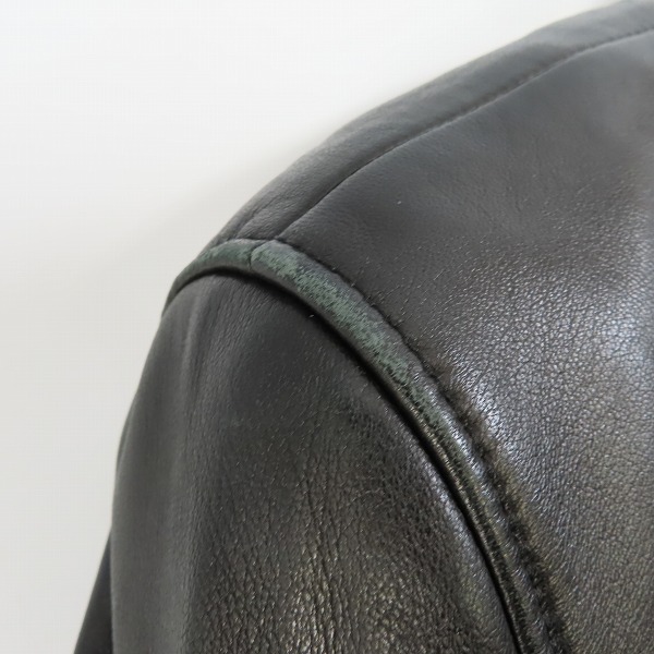 実際に弊社で買取させて頂いたPaul Smith LONDON/ポールスミス ロンドン 羊革/ラムレザー 3B テーラードジャケット Size：L2の画像 5枚目