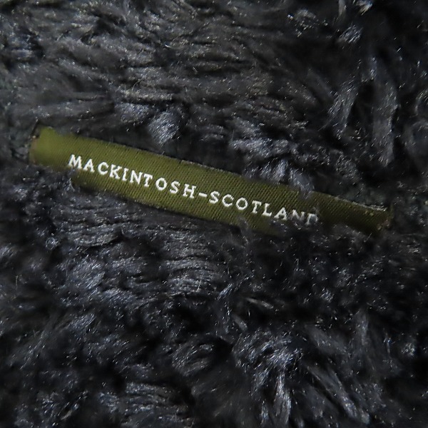 実際に弊社で買取させて頂いたMACKINTOSH/マッキントッシュ ボア キルティング コート ブラック/34の画像 2枚目