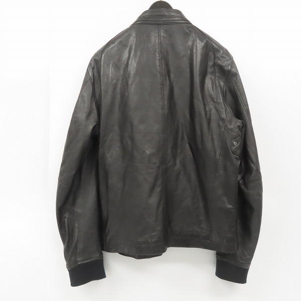 実際に弊社で買取させて頂いたHARE/ハレ シングルライダースレザージャケット ラム レザー ブラック HA030010RC/Mの画像 1枚目