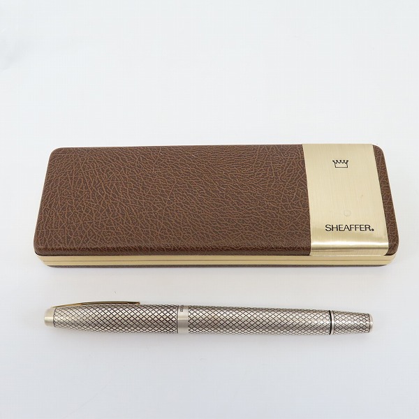 実際に弊社で買取させて頂いたSHEAFFER/シェーファー STERLING SILVER シルバー 14K 万年筆の画像 9枚目