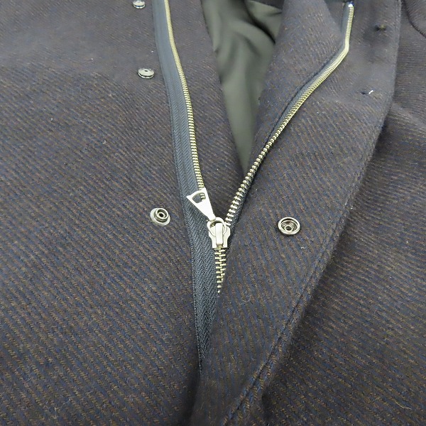 実際に弊社で買取させて頂いた【難有】HARE/ハレ STAND COLLAR BIG ZIP BLOUSON スタンドカラー ビッグシルエットブルゾン HA030123TR/Mの画像 4枚目