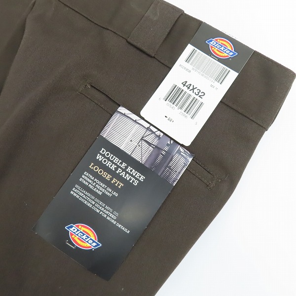 実際に弊社で買取させて頂いた【未使用】Dickies/ディッキーズ LOOSE FIT ワークパンツ ブラウン/44×32の画像 6枚目