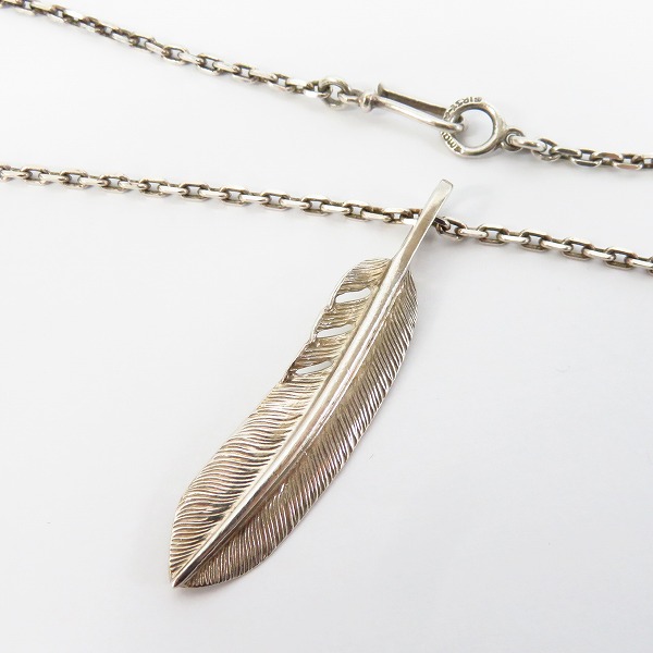 実際に弊社で買取させて頂いたFIRST ARROWS/ファーストアローズ SV フェザー ペンダント/ネックレスチェーン