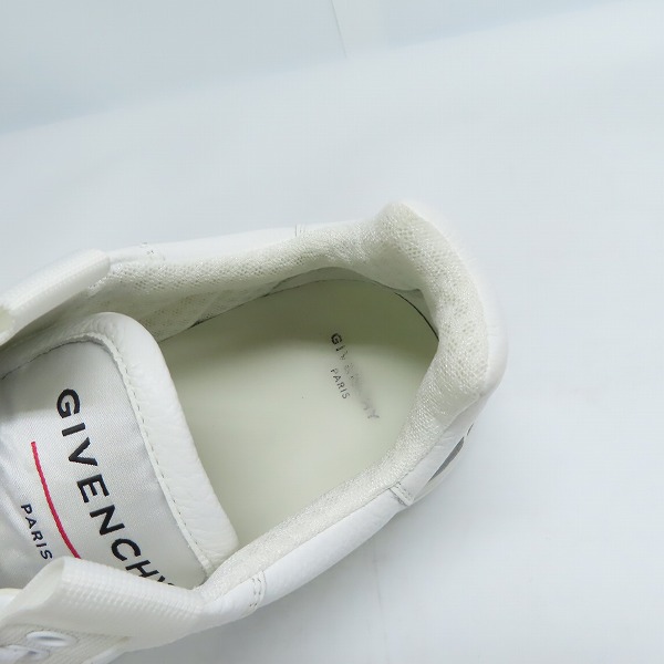 実際に弊社で買取させて頂いたGIVENCHY/ジバンシィ WING LOW SNEAKER レザーローカットスニーカー BH002KH0KP/41の画像 4枚目