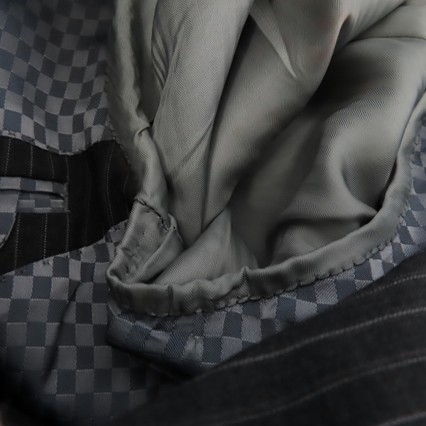 実際に弊社で買取させて頂いたdunhill/ダンヒル スーツ ストライプ柄 3B ジャケット/パンツ セットアップ/スーツの画像 5枚目