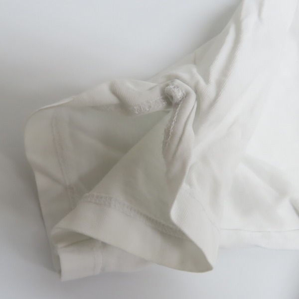 実際に弊社で買取させて頂いたHYDROGEN/ハイドロゲン プリント ダメージ加工 半袖 Tシャツ/カットソー ホワイト/Sの画像 7枚目