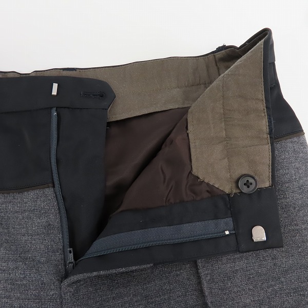 実際に弊社で買取させて頂いたKOLOR/カラー ヘビーウールポンチパンツ 17WCM-P10201/3の画像 4枚目