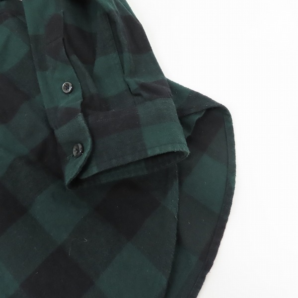 実際に弊社で買取させて頂いたBackChannel/バックチャンネル チェック フランネルシャツ Lの画像 5枚目