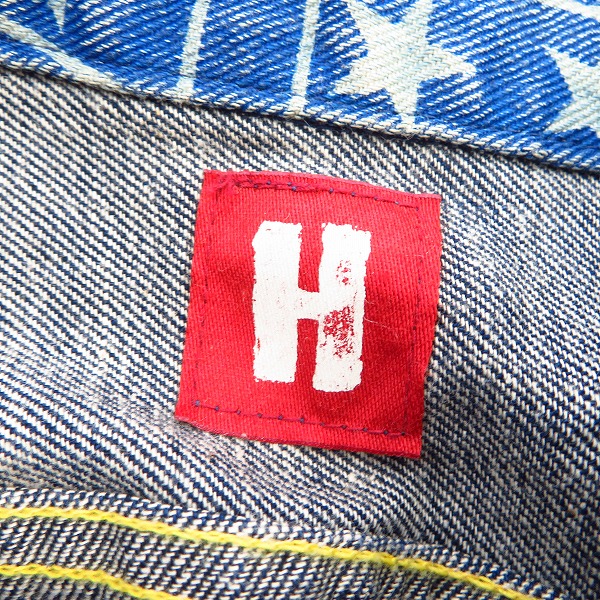 実際に弊社で買取させて頂いたHysterics/ヒステリックス デニムジャケット 2AB-3790 Fの画像 2枚目