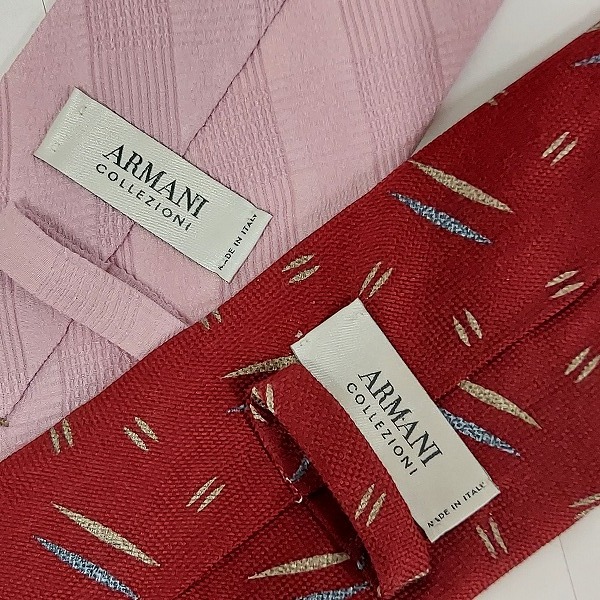 実際に弊社で買取させて頂いたBLACK FLEECE/Brooks Brothers/ARMANI 無地/斜めストライプ等 ネクタイ  おまとめ8点の画像 5枚目