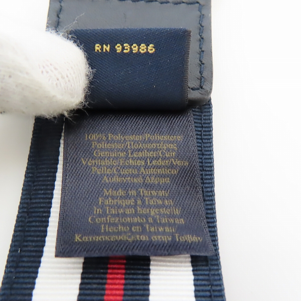 実際に弊社で買取させて頂いたBrooks Brothers×FILA/ブルックスブラザーズ×フィラ 21SS リバーシブルベルト Size：S/Mの画像 4枚目