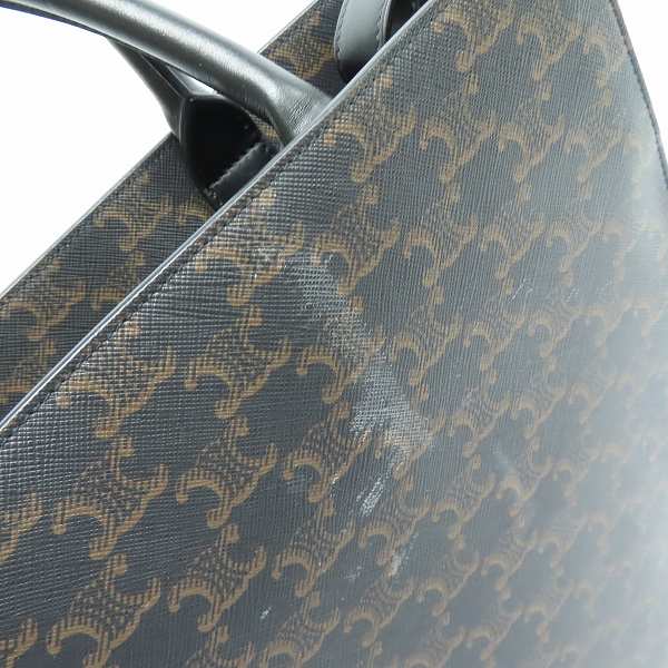 実際に弊社で買取させて頂いたCELINE/セリーヌ ミディアム バーティカル カバ トリオンフ キャンバス 2wayトートバッグの画像 6枚目