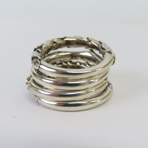 実際に弊社で買取させて頂いた【ギャラ付】Bloody Mary/ブラッディマリー mixture/ミクスチャー 4連リング/17号の画像 3枚目