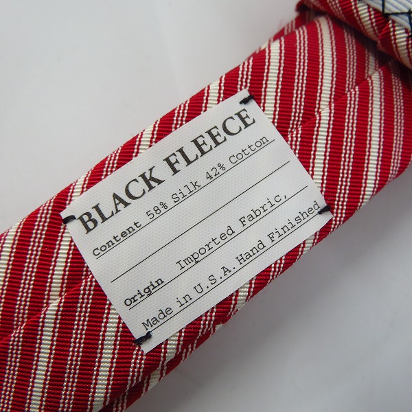 実際に弊社で買取させて頂いた【おまとめ/4点】BLACK FLEECE by Brooks Brothers/ブラックフリース ブルックスブラザーズ 赤ストライプ ネクタイ等の画像 5枚目
