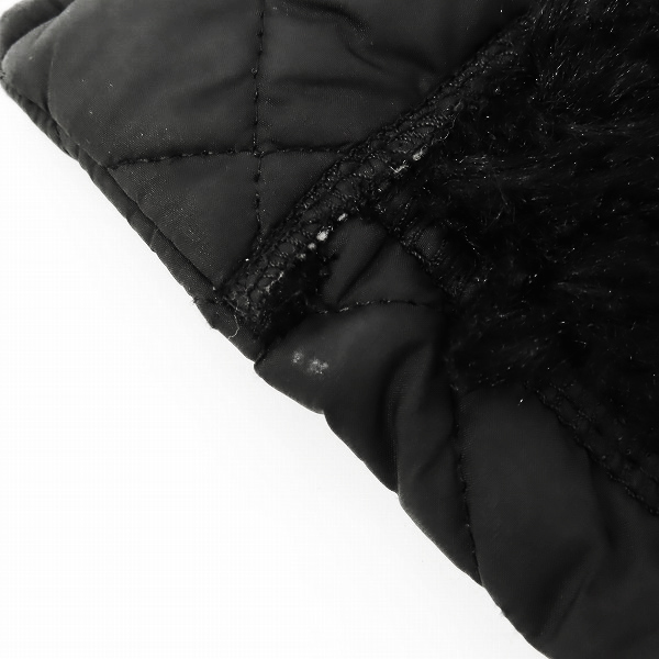 実際に弊社で買取させて頂いたMACKINTOSH/マッキントッシュ ボア キルティング コート ブラック/34の画像 5枚目