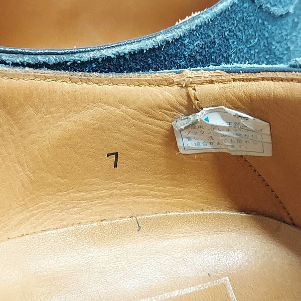 実際に弊社で買取させて頂いたEDIFICE HIROSHI TSUBOUCHI/エディフィス ヒロシツボウチスエード レザードレスシューズ /7の画像 5枚目